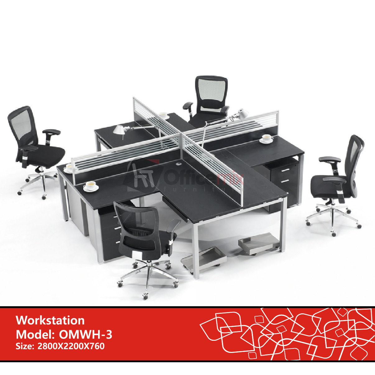 Office mix Workstation OMWH-3